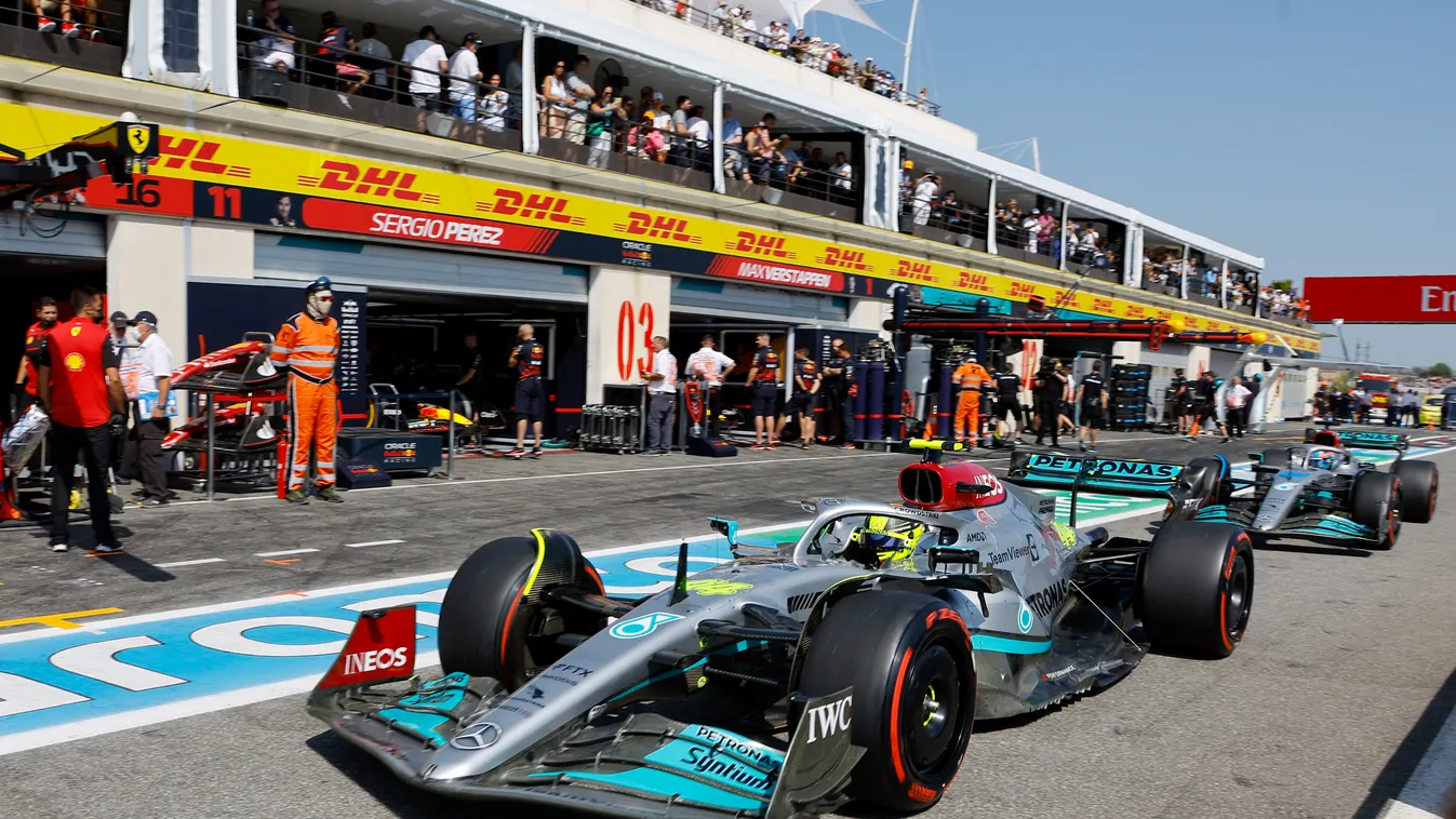 Forma-1, Lewis Hamilton, Mercedes, Francia Nagydíj 2022, szombat 