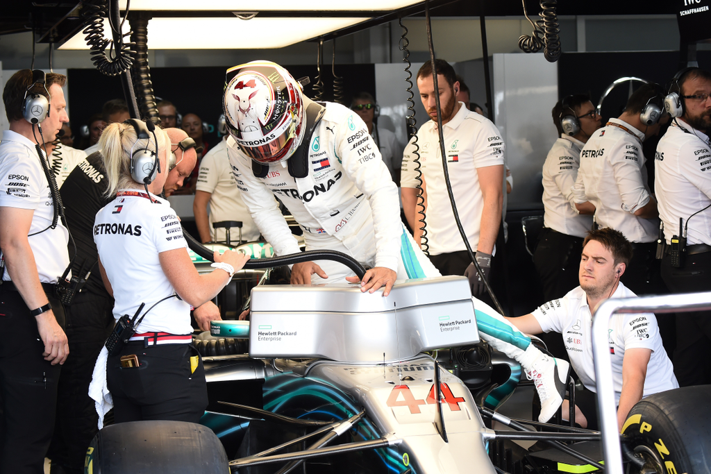A Forma-1-es Francia Nagydíj szombati napja, Lewis Hamilton, Mercedes-AMG Petronas 