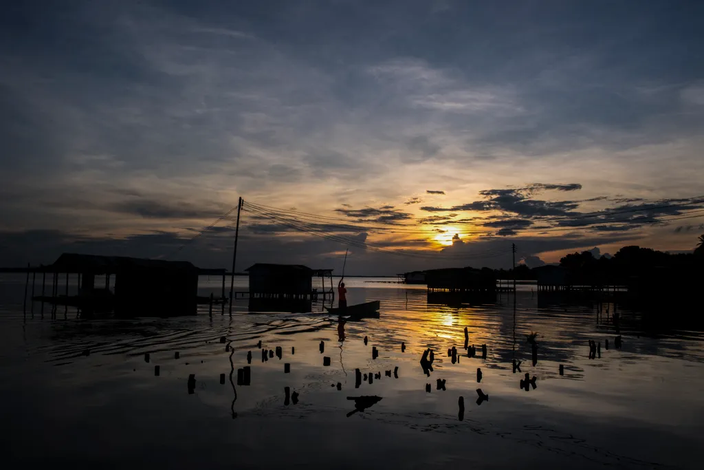 Catatumbói villámlás, Maracaibo-tó 