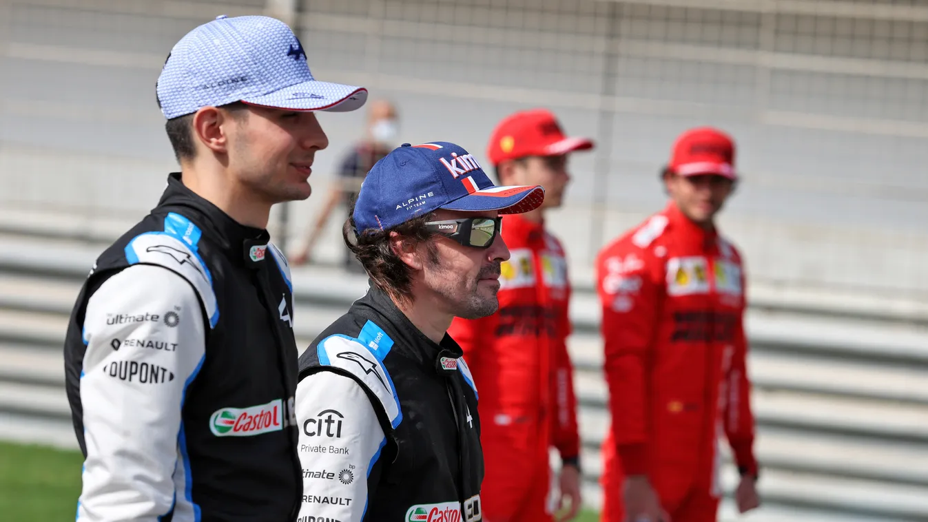 Forma-1, Esteban Ocon, Fernando Alonso, Alpine F1 Team, Bahrein teszt 1. nap 