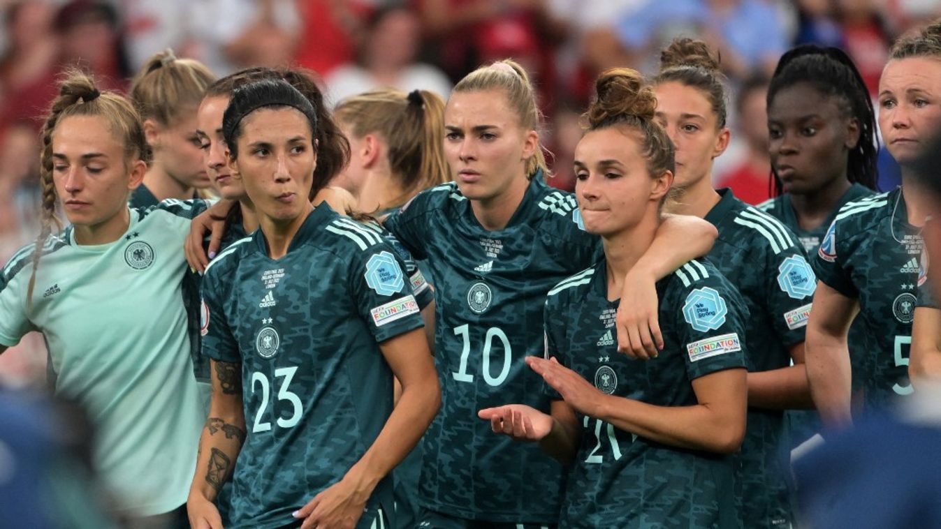 Final Women's European Football Championship 2022: England - Germany Sports soccer EM Horizontal 