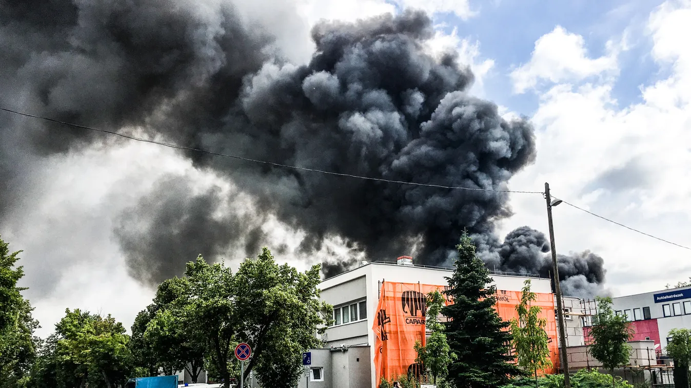 Tűz a 13. kerületben, Frangepán utca 