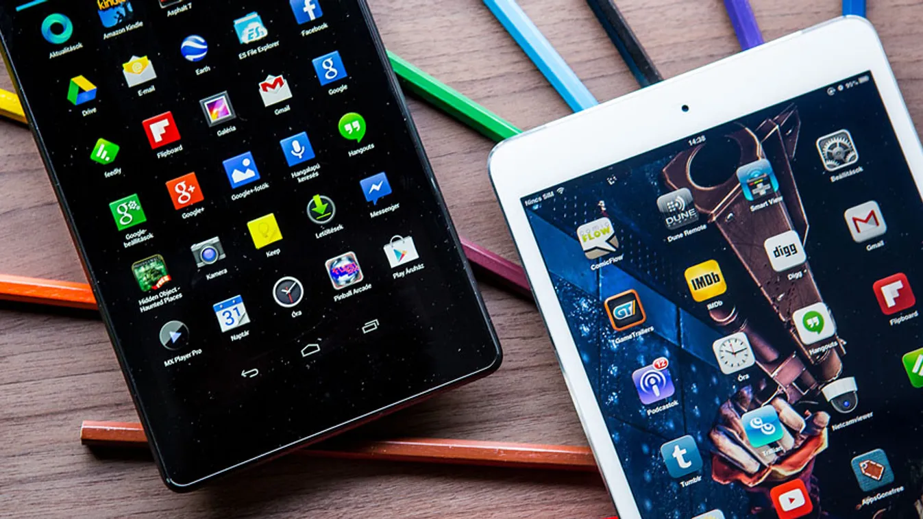 tablet, google nexus 7, ipad mini