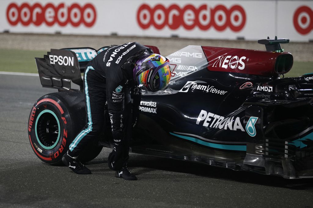 Forma-1, Lewis Hamilton, Mercedes, Katari Nagydíj 2021, szombat 