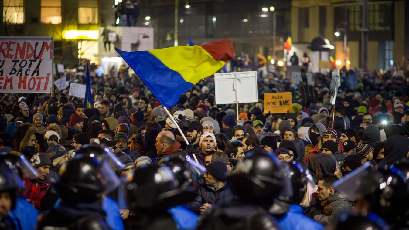 Anti government protest in Romania protest 2017 Romania February Bucharest executive Romanian government 