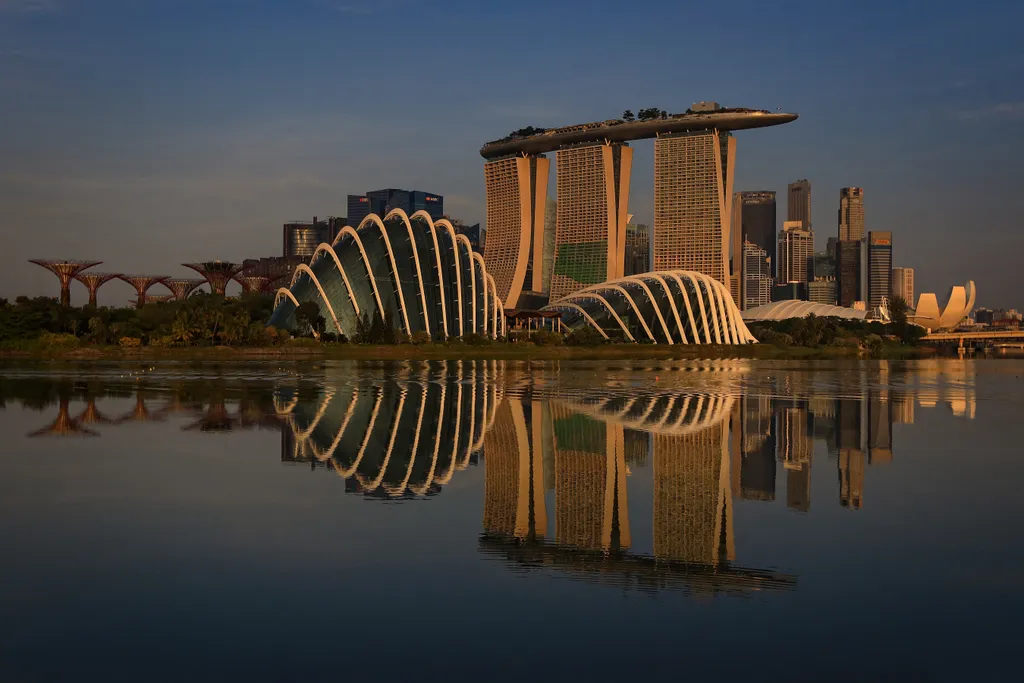 Marina Bay Sands, integrált üdülőhely, szingapúri Marina Bay, világ legdrágább önálló kaszinójának számított, Szingapúr, kaszinó 