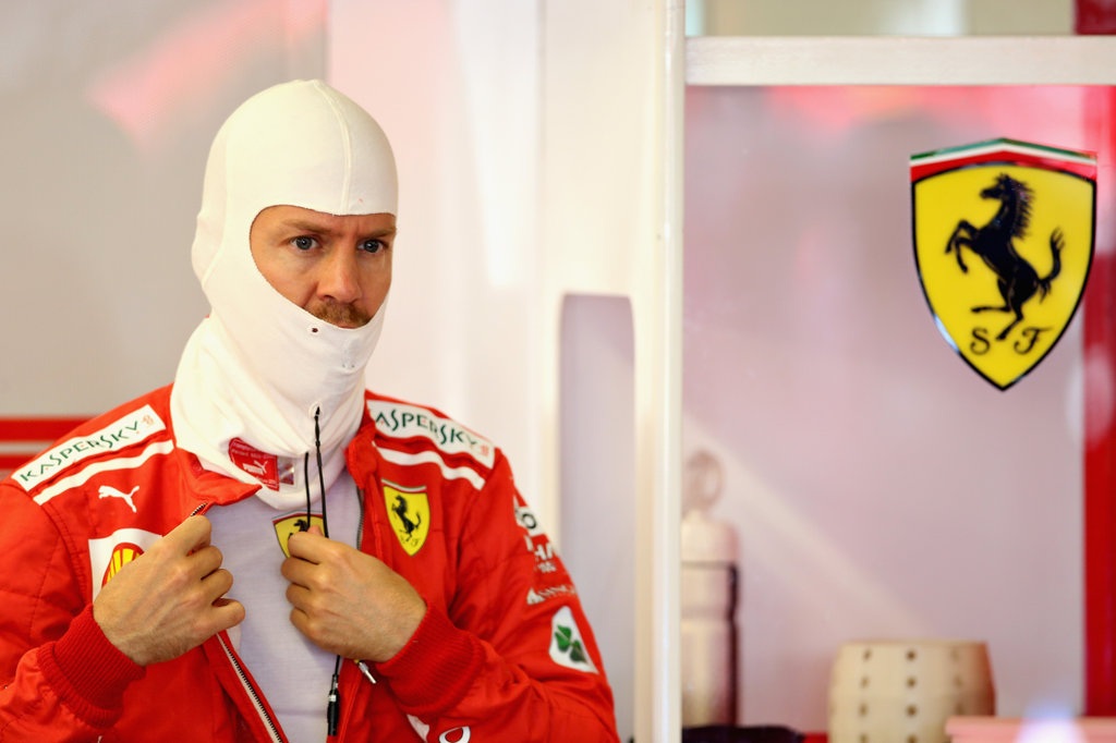 A Forma-1-es Kanadai Nagydíj pénteki napja, Sebastian Vettel, Suderia Ferrari 