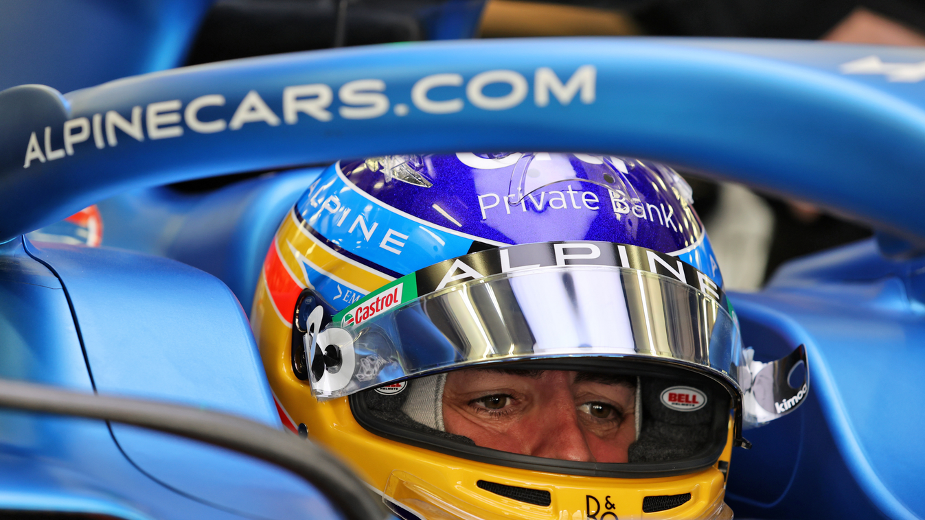 Forma-1, Fernando Alonso, Alpine, Bahrein teszt 2. nap, 2021 