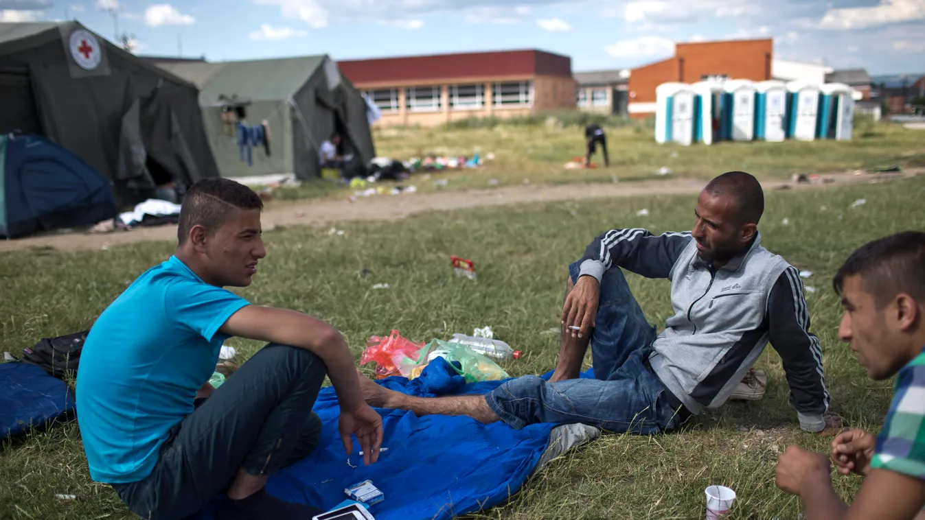 migránsok, Macedónia-Szerbia 