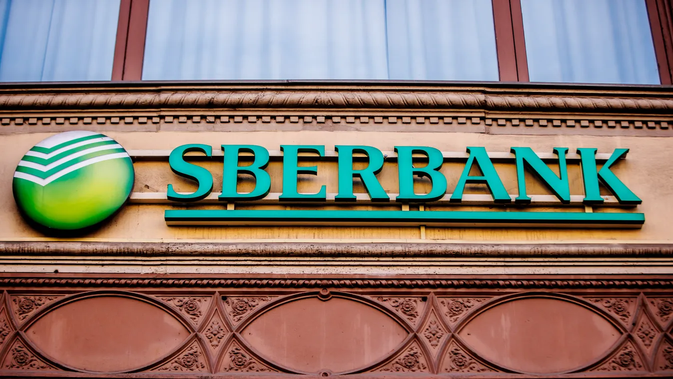 Sberbank, logó, Budapest, Rákóczi út 7, illusztráció 