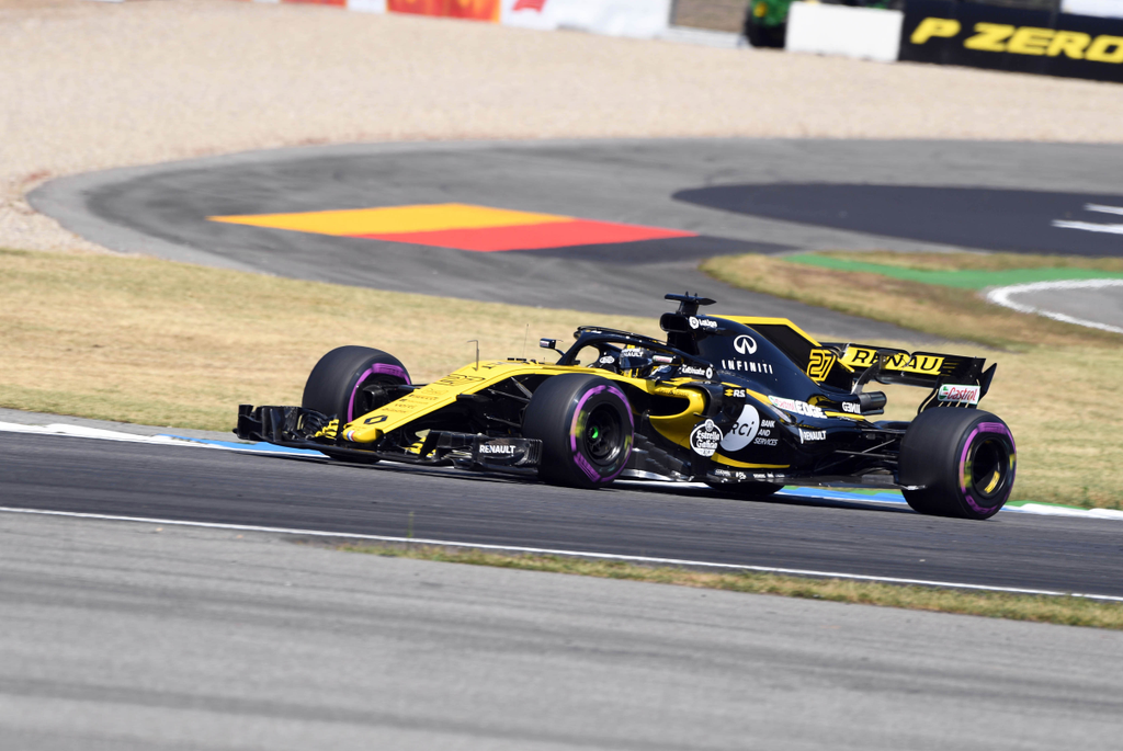 A Forma-1-es Német Nagydíj pénteki napja, Nico Hülkenberg, Renault Sport Racing 