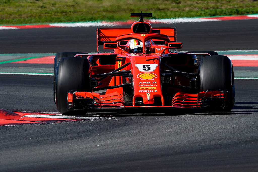 A Forma-1 előszezoni tesztje Barcelonában - 6. nap, Sebastian Vettel, Scuderia Ferrari 