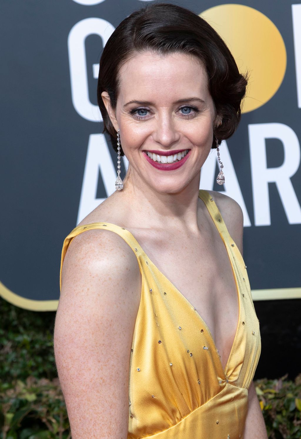 Golden Globe Awards 2019 Celebrities Claire Foy Golden Globes 2019 film; awards; red carpet; fashio Arts Culture and Entertainment globes76 goldenglobe goldenglobes GLOBE 