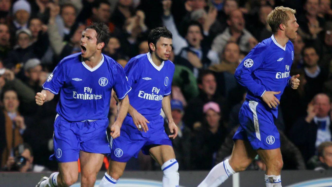 FBL-C1-CHELSEA-BARCELONA-LAMPARD-CELEBRATION Horizontal 