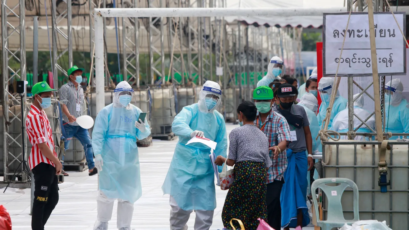Free to leave Myanmar migrant workers-Covid-19 infection Covid-19-migrant workers Covid-19 coronavirus outbreak Covid-19-Samut Sakhon migrant workers-Covid-19 infection Covid-19 recovered patient Myanmar migrant workers migrant workers 