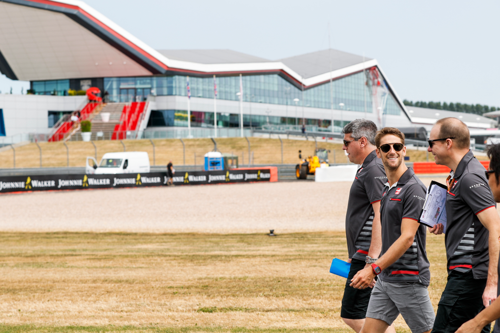 Előkészületek a Forma-1-es Brit Nagydíjra, Romain Grosjean, Haas F1 Team 