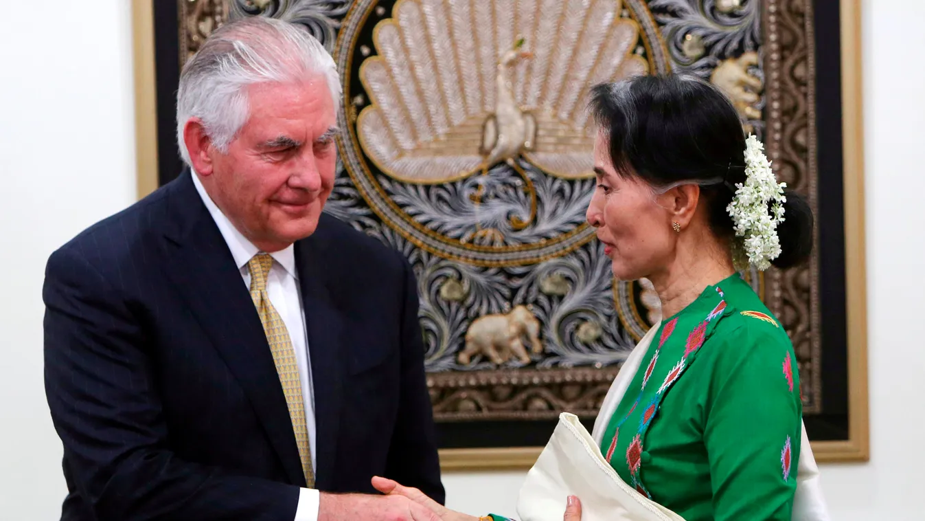Az amerikai külügyminiszter Mianmarban 