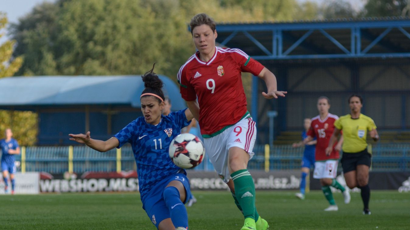 Magyarország-Horvátország Női világbajnoki selejtező mérkőzés foci 