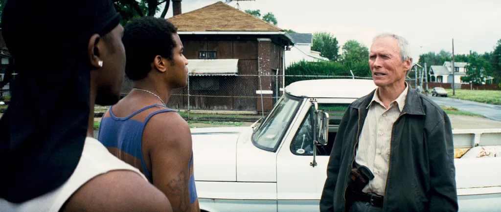 Gran Torino Gran Torino 2008 directed by Clint Eastwood Warner Bros. Pictures / Roadshow Films Clint Eastwood panoramic 