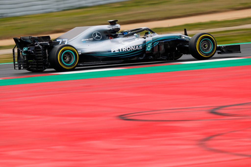 A Forma-1 előszezoni tesztje Barcelonában - 2. nap, Valtteri Bottas, Mercedes-AMG Petronas 
