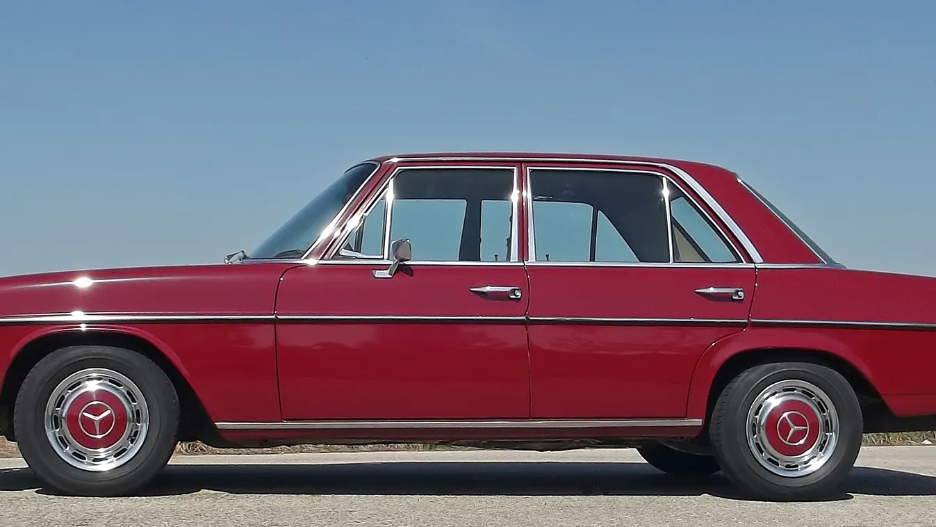 Mercedes-Benz 250 (W114) veteránteszt 