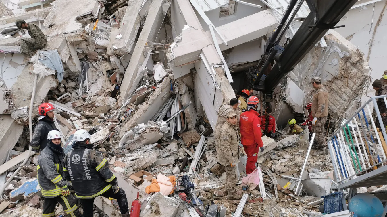HUNOR, mentőcsapat, Törökország, földrengés, mentők, Országos Katasztrófavédelmi Főigazgatóság, mentés, katasztrófa, katasztrófavédelem, 2023. 03. 02. 