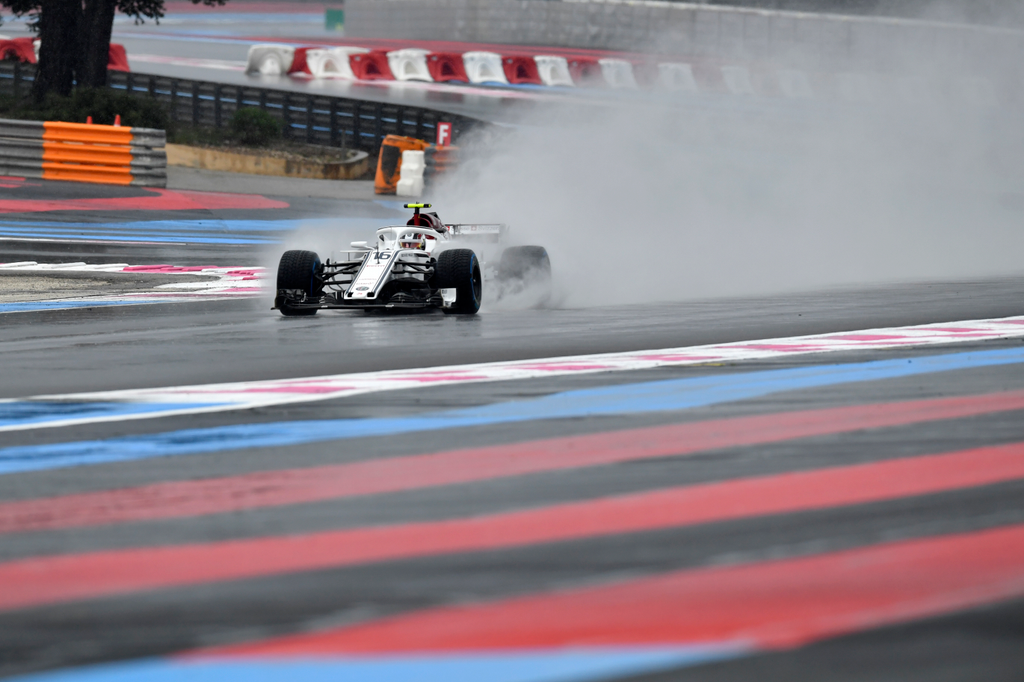 A Forma-1-es Francia Nagydíj szombati napja, Charles Leclerc, Alfa Romeo Sauber 