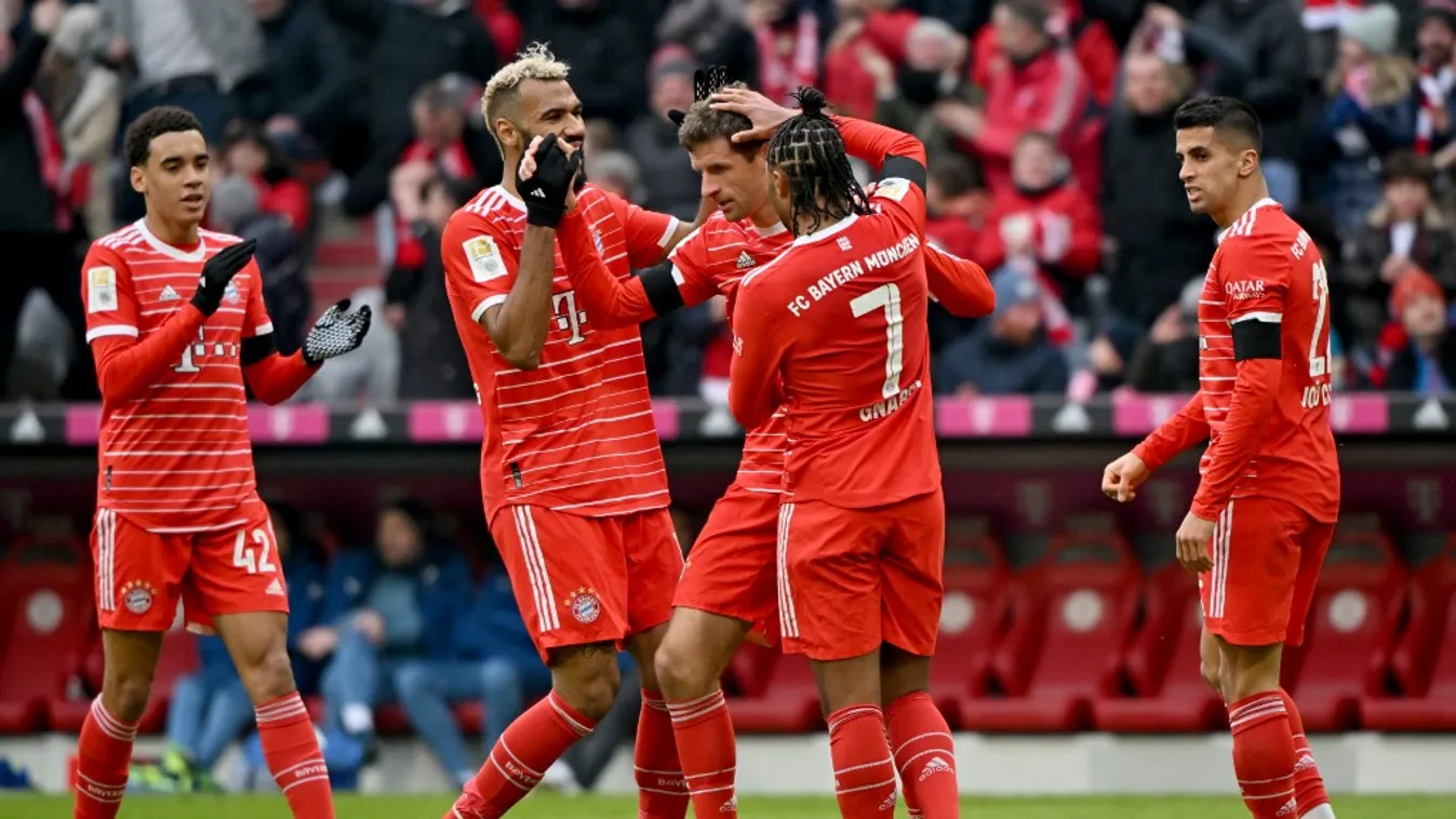 Bayern Munich - VfL Bochum Sports Bundesliga Mimic Cheers happy soccer Horizontal GESTURES 