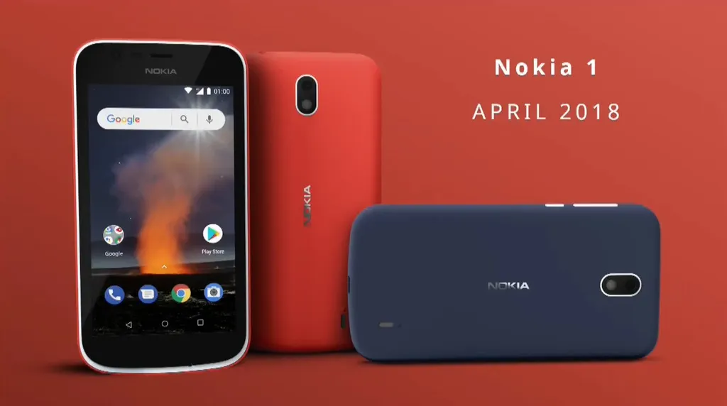 Nokia 1, android go, képek, okostelefon 