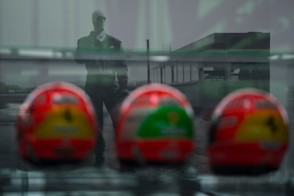 Forma-1, Michael Schumacher autógyűjteménye, Motorworld, sisakok a Ferrari-korszakból 