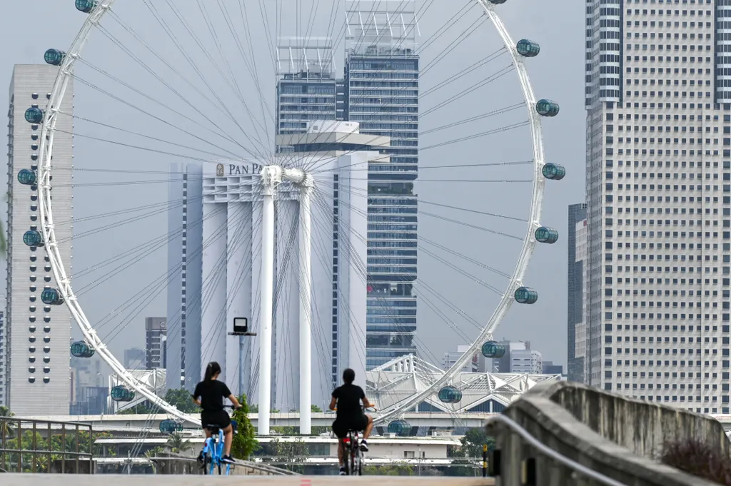 architecture Horizontal SCENIC VIEWPOINT Singapore Flyer legmagasabb óriáskerék 