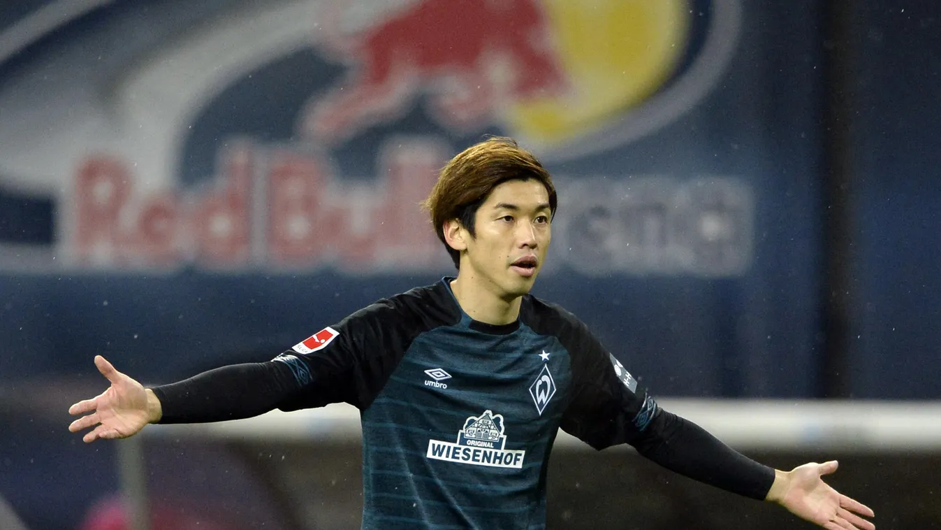 Soccer 1. Bundesliga / RB Leipzig - Werder Bremen. Leipzig Red Bull Premier League Sport Sports jersey 19 professional footballer season Yuya OSAKO 