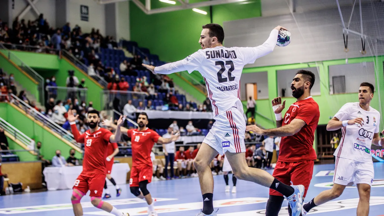 Magyarország-Bahrein férfi kézilabda válogatott mérkőzés magyar Sunajko Stefan 