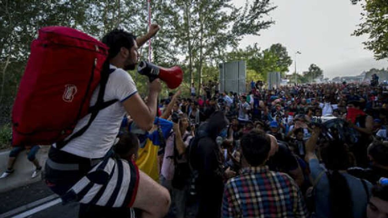 táskás, menekült, röszke menekültek migráns 