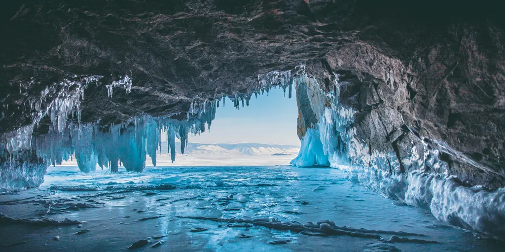 Ice,befagyott Bajkál-tó 