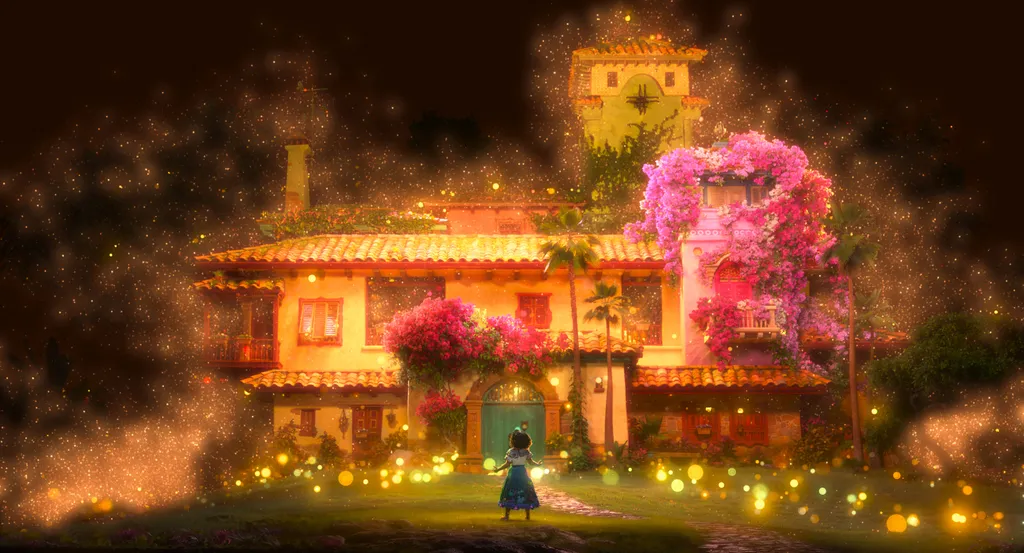 ENCANTO, LA FANTASTIQUE FAMILLE MADRIGAL - ENCANTO (2021) movie cinema filmstill film still dessin anime animation Horizontal panoramic FILM CARTOON 