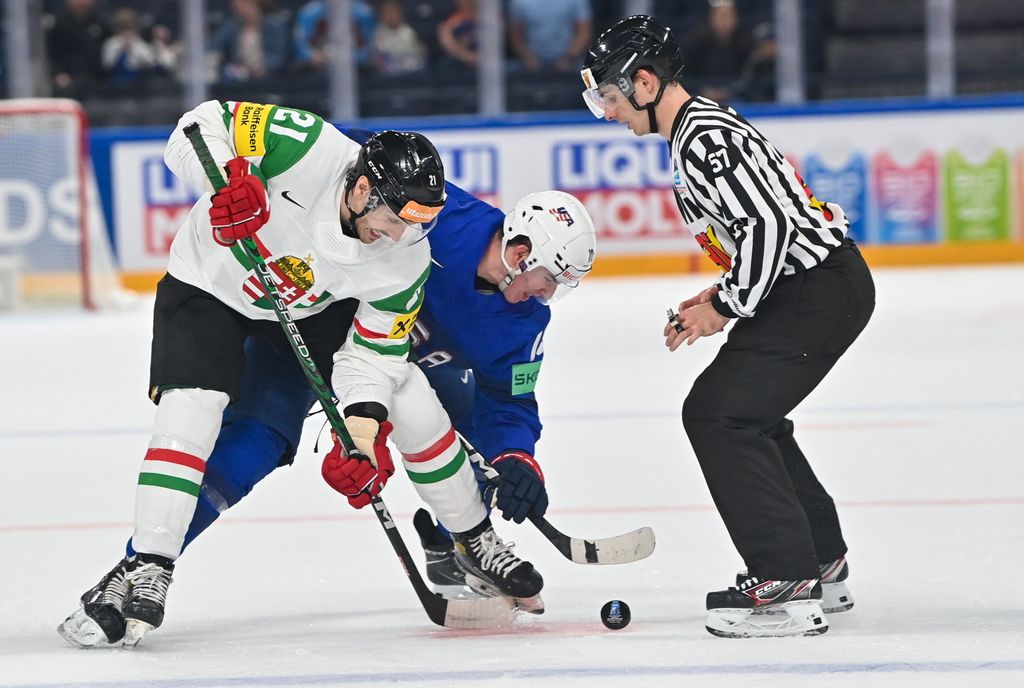 PAPP Kristóf, Magyarország - USA, Egyesült Államok, jégkorong, hoki, világbajnokság, IIHF jégkorong-világbajnokság, Tampere Deck Arena, 2023.05.14. 