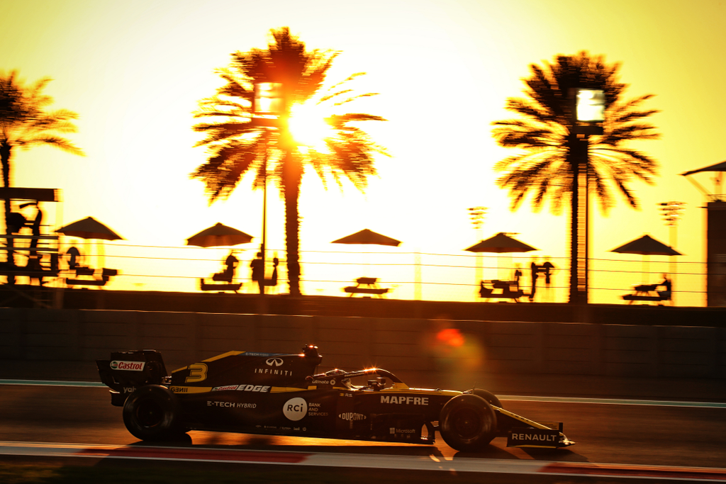 Forma-1, Daniel Ricciardo, Renault, Abu-dzabi Nagydíj 2020, péntek 