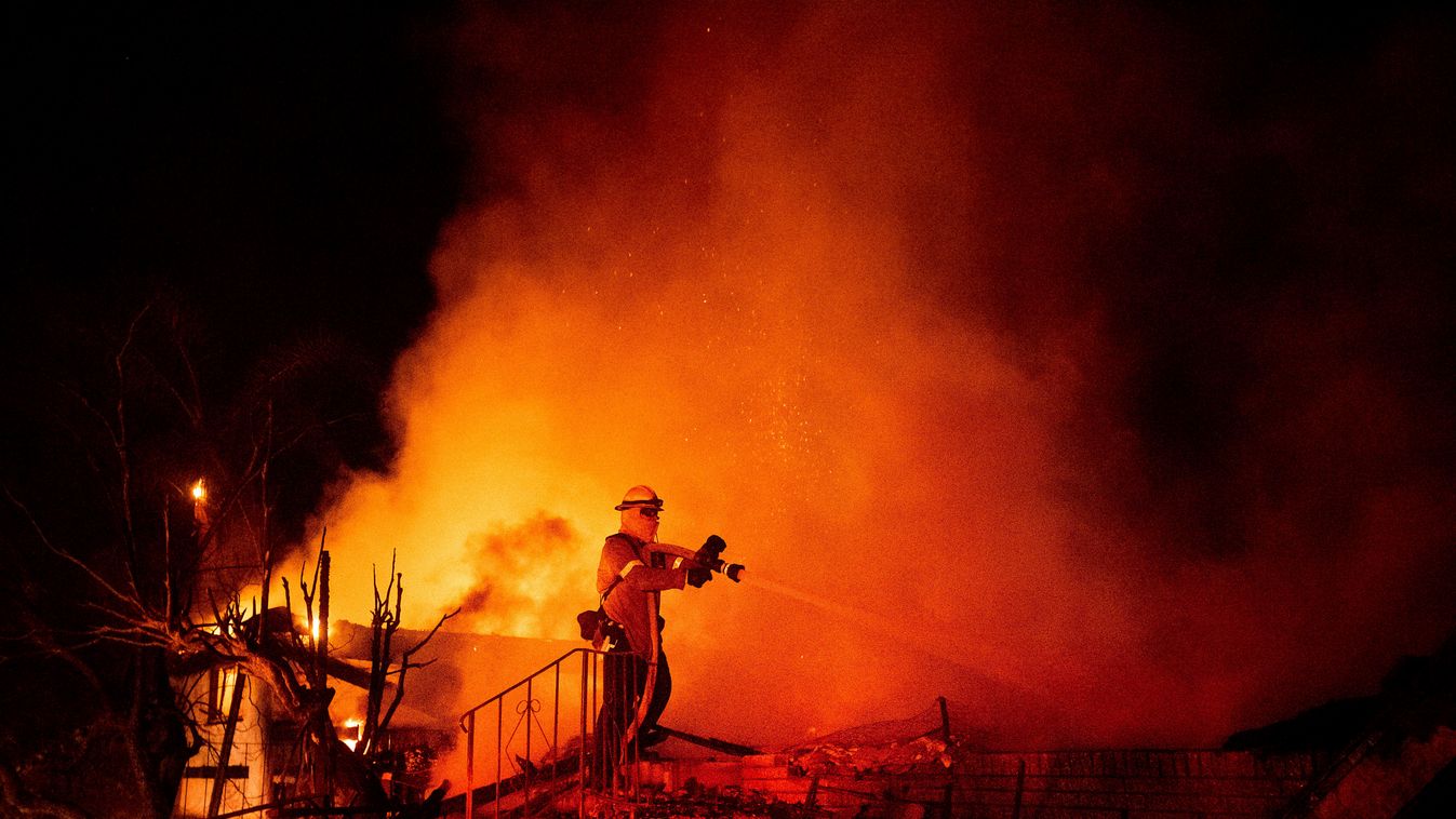 Los Angeles, Kalifornia, tűz, erdőtűz, bozóttűz 