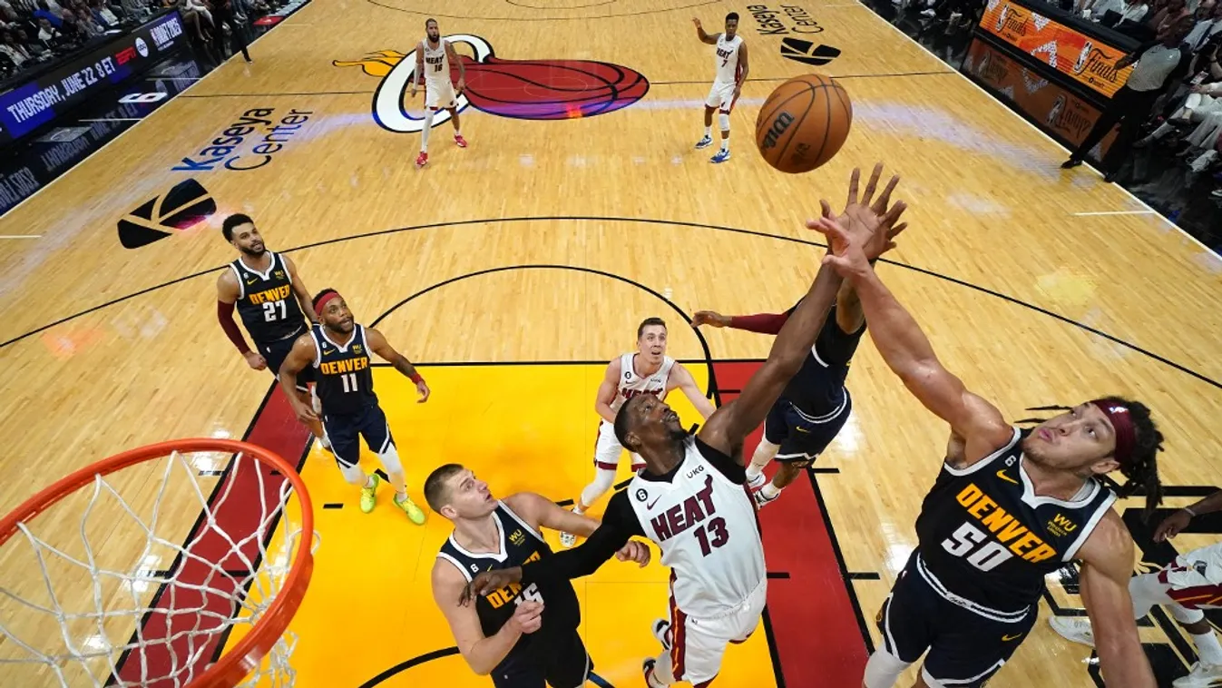 2023 NBA Finals - Game Four GettyImageRank2 Motion Basketball - Sport USA Florida - US State Miami NBA Finals Photography Miami Heat - Basketball Team NBA American Airlines Arena NBA Pro Basketball Denver Nuggets 13 50s Playoffs Game Four 2023 Second Half