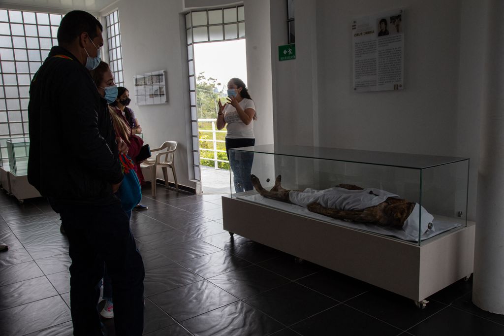 Múmia múmiák San Bernardo Kolumbia 