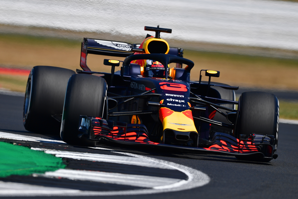 A Forma-1-es Brit Nagydíj pénteki napja, Daniel Ricciardo, Red Bull 