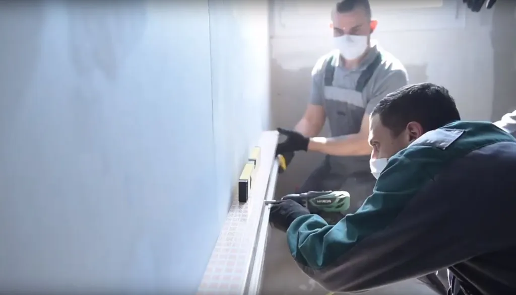 A kiskunhalasi börtön udvarán épülő mobilkórház. koronavírus korona vírusfertőzés járvány betegség kórház ideiglenes 