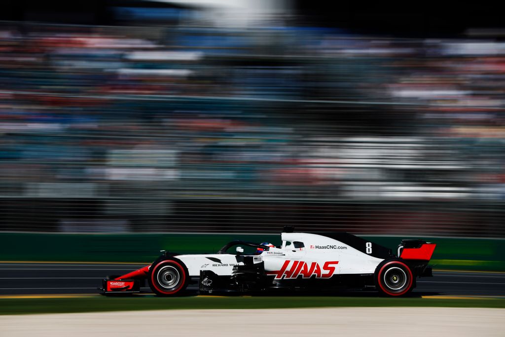 A Forma-1-es Ausztrál Nagydíj pénteki napja, Romain Grosjean, Haas F1 Team 