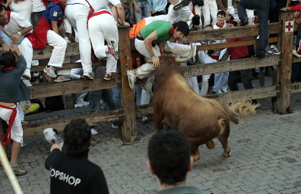 Pamplona San Fermin bikafuttatás 