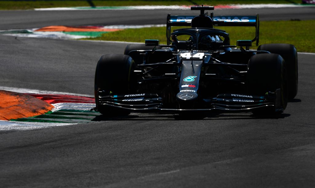 Forma-1, Lewis Hamilton, Mercedes, Olasz Nagydíj, 2020 szombat 
