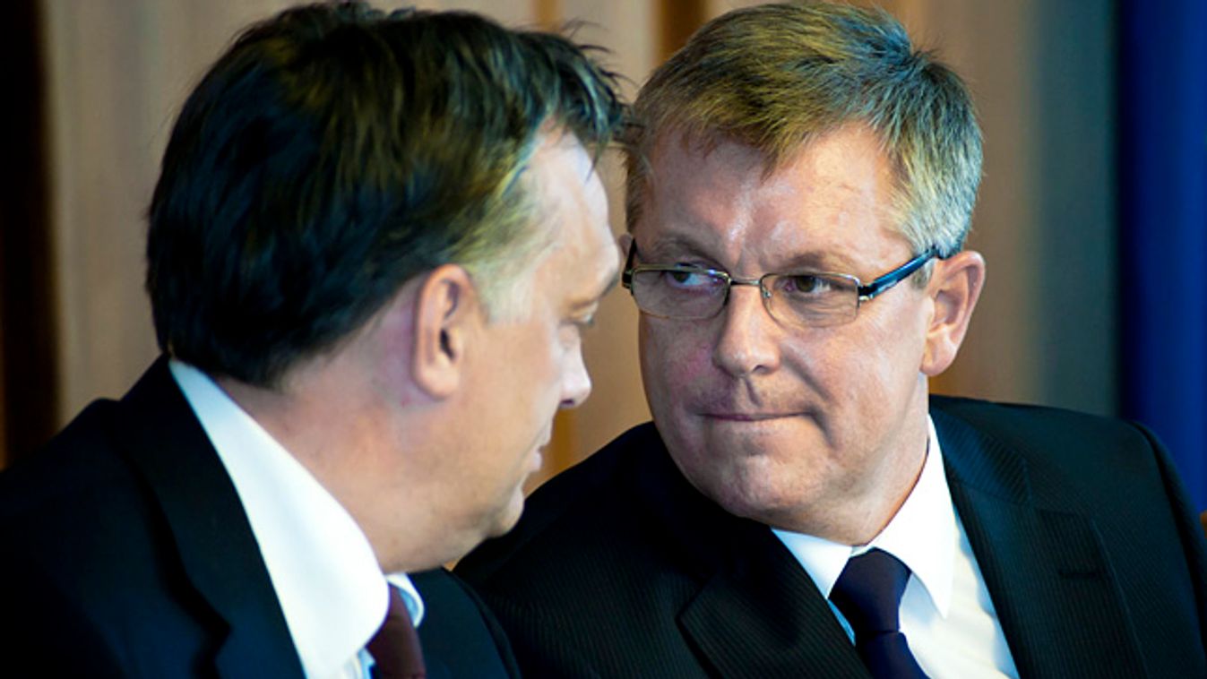 Orbán Viktor miniszterelnök, Matolcsy György nemzetgazdasági miniszter, költségvetés