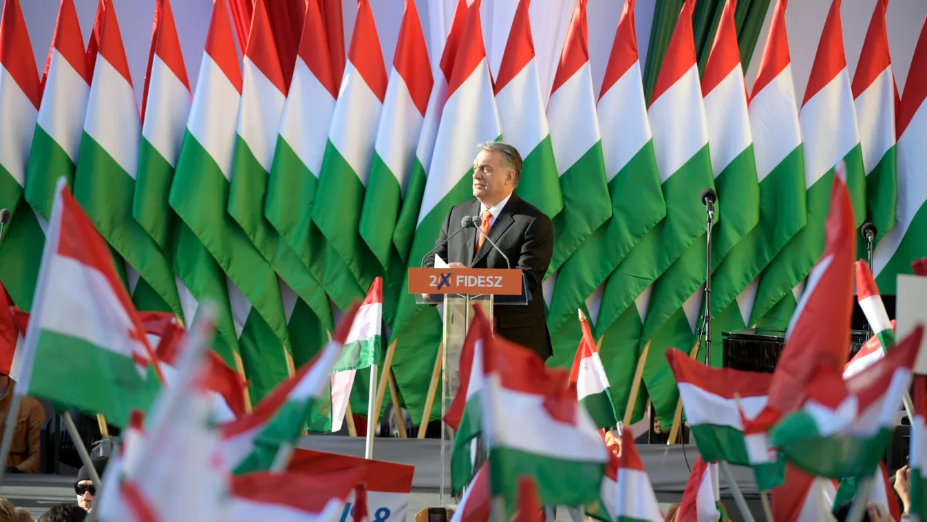 Választás 2018 - A Fidesz központi kampányzáró rendezvénye, Székesfehérvár, 2018.04.06. Orbán Viktor 