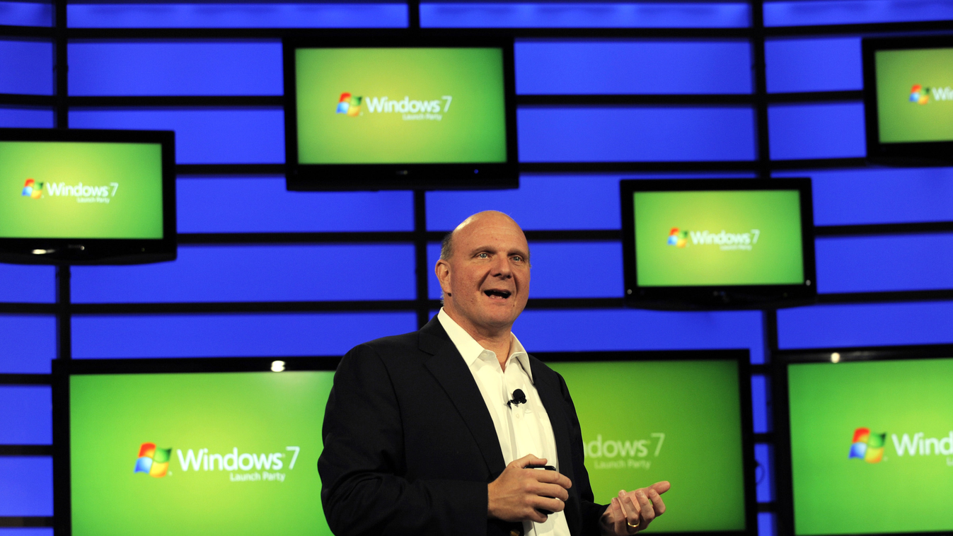 Vége az XP-nek, újjáéledhet a Microsoft, Ballmer bemutatja a Windows 7-t 