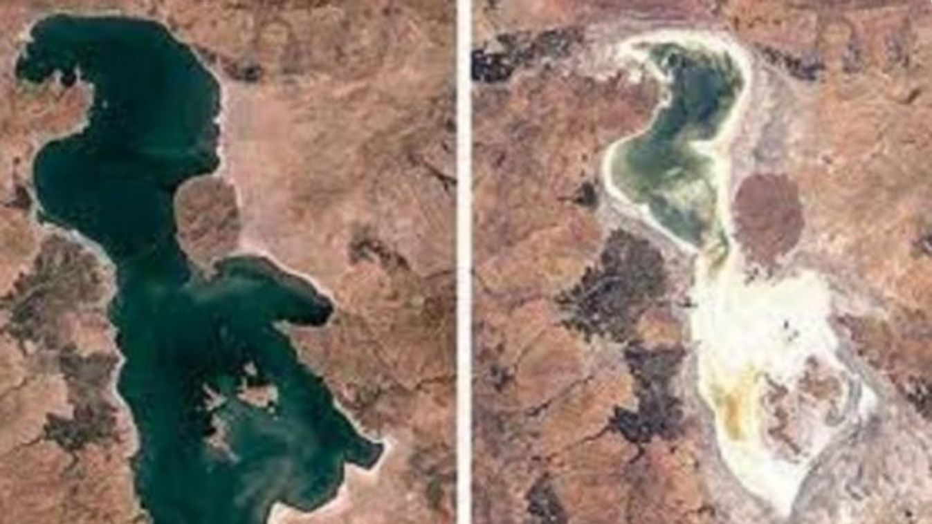 Irán, Urmia-tó, kiszáradás 
